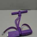 21 Fitness Resistance Bands-4 Tube Pedal Ankle Puller,Upgraded Stretch Bands for Exercise Sit Up Exercise Equipment,Multifunction Tension Rope,Foot Pedal Resistance Bands for Women Men (Purple)