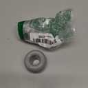 Urbanstrive Sleek Mini Ceramics Toothbrush Holder Stand for Bathroom Vanity Countertops (Gray 2-Pack)