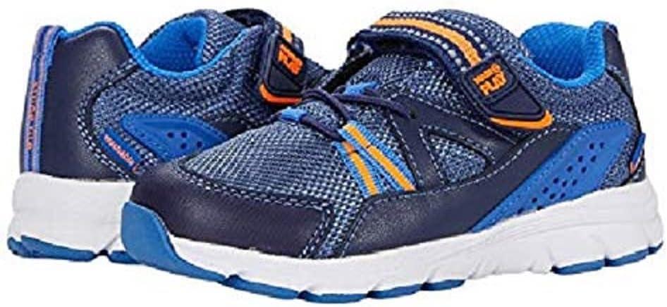 Stride Rite Kids' Made2Play Athletic Journey Sneakers, Navy (11.5 X-Wide Little Kid)
