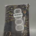 Riyidecor Black Gold Dark Floral Wildflower Shower Curtain for Bathroom Decor 72Wx72H Rustic Botanical Herbs Plant Leaves Vintage Nature Art Printed Fabric Polyester Waterproof 12 Pack Plastic Hooks