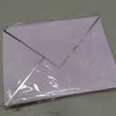 A7 Envelopes - 25-Pack Purple V Flap Silver Foil Border Luxury Mailing Envelopes for 5" x 7" Cards - Wedding, Invitations, Baby Shower, Photos, Birthday, Bridal Shower - 5.25" x 7.25" (Lavender)