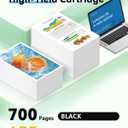 67XL Ink Cartridges Black Color Combo Pack Replacement for 67 67xl Ink for Envy 6000e 6400e 6452e 6458e 6455e 6065e Deskjet 4255e 2855e 2734e 2742e 4158e Printer (2 Pack)