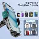 Phone Holders for Car, [Super Suction Cup] Car Phone Mount for Dashboard Windshield & Air Vent, Universal Car Accessories for iPhone 17/16/15, Samsung Galaxy, Most 4-7” Smartphones
