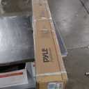 Pyle 72 Inch Outdoor Projector Screen with Stand-Portable Fold Out Roll Up Screen with Tripod Stand,White Matte Fabric 4:3 Aspect Ratio 4K HD Quality Black Masking Border,Ideal for Home and Office Use