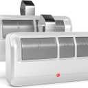 Universal Garage Door Opener Remote with Visor Clip, for LiftMaster/Chamberlain/Craftsman Door Opener, Suitable for 5 Color Learn Buttons, White, 2 Pack