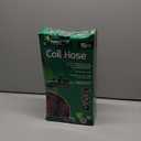 50ft Garden Hose, EVA Curly Water Retractable Hose Brass Connectors, Includes 8-Pattern Function Sprayer, Corrosion Resistant Coil for Gardening Homeowners (Green)