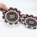Cheerland Casino Party Decorations Paper Plates for Las Vegas Disposable Poker Casino Night Party Supplies Dessert Plate Theme Birthday Bachelor Poker Event Parties and Game Nights 7 Inch Pack of 24