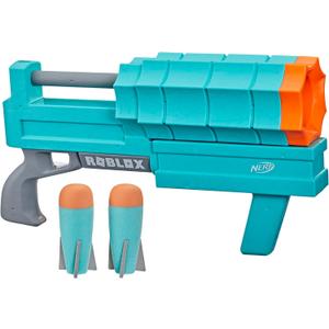 Nerf Roblox Sharkbite: Web Launcher Rocker Blaster, Includes Code to Redeem Exclusive Virtual Item, 2 Rockets, Pump Action Nerf Roblox Sharkbite: Web Launcher Rocker Blaster, Includes Code to Redeem Exclusive Virtual Item, 2 Rockets, Pump Action