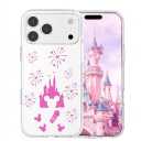 OCTT Case Designed for iPhone 17 Pro 6.3 Inch｜Cute Pink Castle Patterns｜Anti-Yellowing｜Shockproof｜Waterproof｜Protective Slim Clear Cover for Women Girl