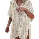 HARHAY Women's Summer Swimsuit Bikini 2023 Beach Swimwear Crochet Cover up One Size