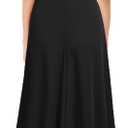 MUSHARE Women's Halter Neck Sexy Split Cocktail Party Maxi Long Formal Dress (Black, L)