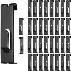 Sumnacon Grid Wall Hangers - 35 Pack Black Display Hooks for Artwork, Painting, Photography, Canvas - Utility Metal Hooks for Home, Outdoor Art Show, Craft Show