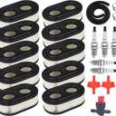 593260 Air Filter Kit (22PCS) Compatible with Briggs and Stratton 4247 5432 5432k 09P00 09P702 550E 500EX 550EX 625 575EX Series Engine - Lawn Mower Air Cleaner 593260 798452 334404