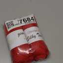 Silky Touch Acrylic Yarn - Soft Sport Weight Yarn for Crochet & Knitting - 100g / 383yds - 100% Microfiber Acrylic - Lightweight Fine Smooth Yarn(Red - Dark Red, 4 Skeins)