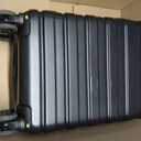 Lekesky Carry On Luggage 22x14x9 Airline Approved, 20 Inch Hard Shell Suitcase with TSA Lock, Lightweight Spinner Wheels Durable ABS Carry-On for Travel Weekend Trips Men Women, Black