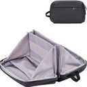 Mini Electronics Travel Organizer Pouch, Small Storage Case for Cable/Charger & Cords/Tech Essentials (Black-Mini)