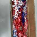 3 Pcs 4th of July Table Decorations, Red White Blue Patriotic Memorial Day Decorations Metallic Foil Spray Star Centerpieces for Table Home Office 250th Anniversary Independence Day American Decor | No Diy Tabletop Decor