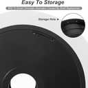 Petg Filament 1.75,Toughness Enhanced Black Petg Vacuum Sealed,3kg Spool Adhere Well Tangle-Free 3D Printing Filament,Dimensional Accuracy 1.75mm 0.02mm Fit Most FDM Printer