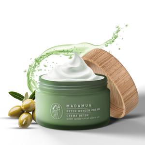 MADAMUA Detox Antioxidant Moisturizer Face Cream - Natural & Organic Face Moisturizer for Women | Lightweight Hydrating Daily Facial Lotion for Dry Skin | Anti Aging Night & Day Cream for Skincare
