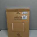 BEMIS 7750TDG Commercial Heavy Duty Open Front Toilet Seat with Cover, Industrial Seat with Secure Installation, Made in USA, Round, White