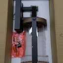 LONEDRUID Dusk to Dawn Sensor Outdoor Wall Sconce Lighting Anti-Rust Exterior Porch Light Fixtures Farmhouse Front House Lantern Waterproof Wall Mount Lamp for Patio Garage Entryway Doorway (1 Pack, Black & Wood Texture)