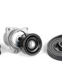 Idler Pulley and Belt Tensioner Kit Serpentine Belt Kit for Nissan Rogue Select 2008 2009 2010 2011 2012 2013 2014 2015 2.5L L4 Replaces 90K-38284 38284 36026 K060711A K060711 11927EA000