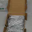 Metal Stakes, 6 Inch 144 Pcs Galvanized Landscape Spikes,Garden Nails for Turf,Weed Barriers,Tent and More