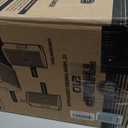 KEMIMOTO UTV Soft Upper Doors Cab Enclosure Compatible with Rhino 450/660/700 with Half Door, UTV Cab Enclosure Mirror Side Hole PVC Heavy-Duty 900D Windshield Rear Windshield