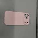 Vooii Magnetic for iPhone 17 Pro Max Case, Compatible with Magsafe (Premium Liquid Silicone) (Integrated Camera Control Button) Full Body Protective Anti-Scratch Microfiber Lining 6.9 inch, Chalk Pink