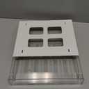 Coffee Pod Capsule Drawer Organizer,Compatible with Nespresso Original Pods, 30-Capacity Clear Drawer Organizer & Stand,for Under Cabinet Pod Storage Holder & Accessories