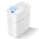 MOPALL Automatic Motion Sensor Bathroom Trash Can with Lid, 3 Gal Touchless Trash Can Auto-Adsorption Garbage Can, Slim Smart Trash Bin Waterproof Waste Basket for Bedroom, Kitchen, Office, Toilet, RV