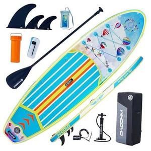 Inflatable Stand Up Paddle Board 11' × 33" × 6", Yoga Board with Durable SUP Inflatable Stand Up Paddle Board 11' × 33" × 6", Yoga Board with Durable SUP
