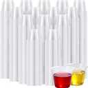 Lamosi 1000 Count 1 oz Plastic Shot Glasses Disposable, 1 Ounce Clear Jello Shot Cups for Whiskey, Wine Tasting, Sauce, Food Sample
