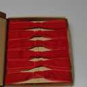 Velvet Ornaments Christmas Tree Bows - 6 Pcs Red Christmas Bows for Gift Wrapping Crafts 15 x 23 Inch Crafts Holiday Decor for Tree Garland Topper Wedding Party Home Decorations Indoor DiliComing