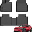 All Weather Floor Mats Fit for Subaru Solterra 2026 2025 2024 2023 Toyota bZ4X 2025 2024 TPE Rubber Liners Accessories All Season Guard Odorless Anti-Slip Floor Mats