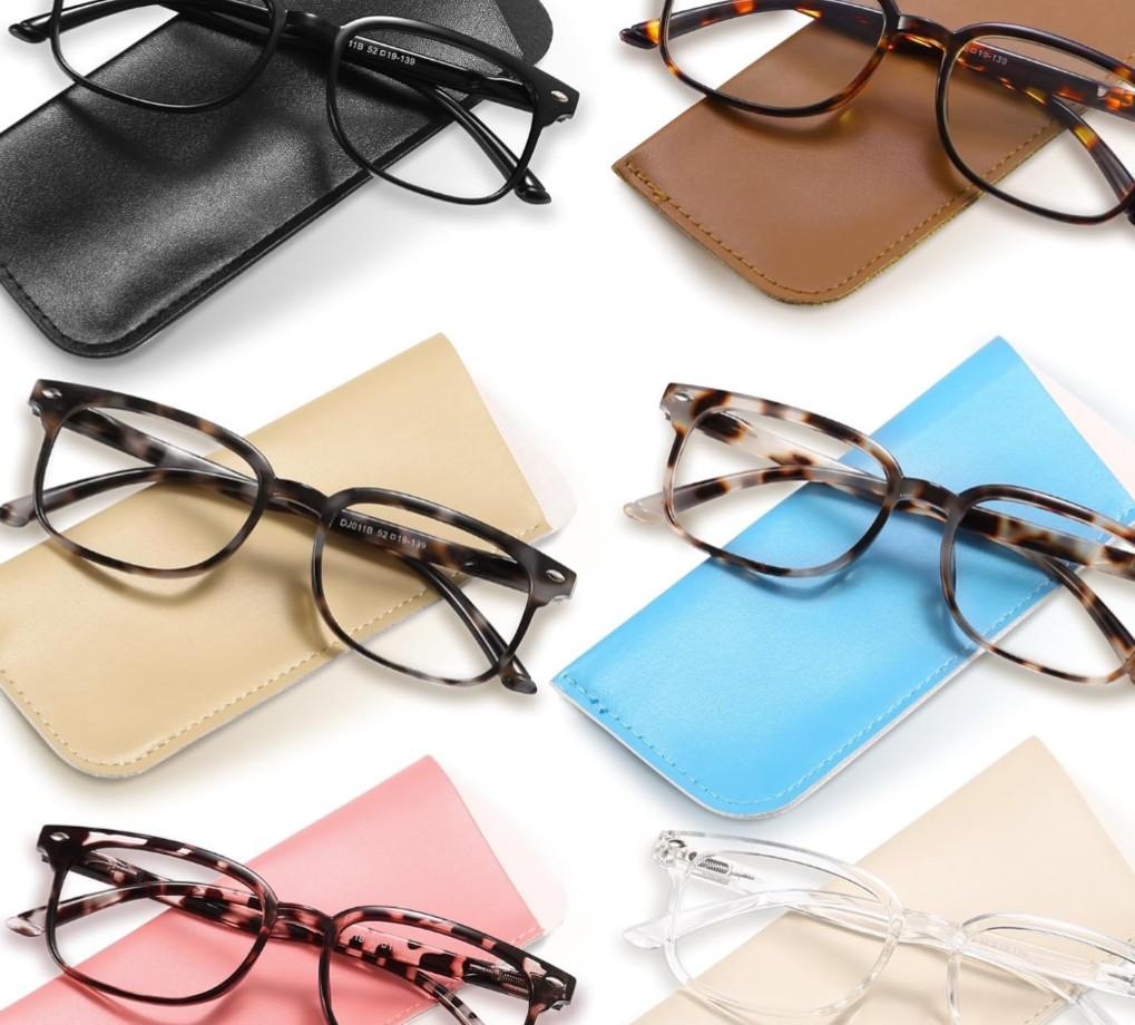 NOVIVON 6 Pack Reading Glasses for Women, Reading glasses men, Blue Light Blocking Readers, Computer eye glasses, Cheaters