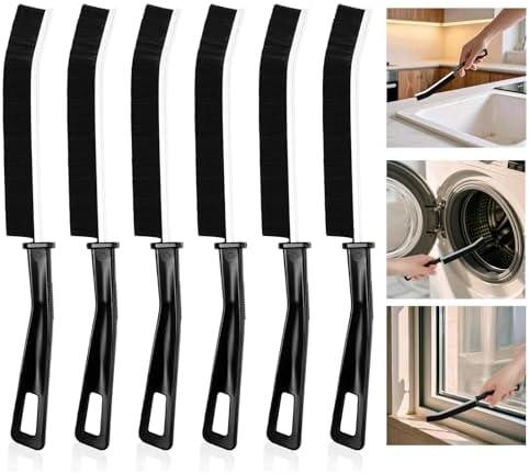 LKbeuuu Cleaning Brush 18 PCS Hard Bristle Crevice Cleaning Brush for Kitchen & Bathroom Crevice Cleaning Tool, Bathroom Gap Brush, Cleans Tile Gap/Tight Spaces/Window Tracks, Pack of 3 