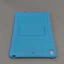 Soke Case for iPad 6th/5th Generation 9.7 Inch 2018/2017,with Built-in Screen Protector and Kickstand, Rugged Full-Body Heavy Duty Protective Cover for Apple iPad Air 2 /Pro 9.7 - Cyan Blue