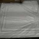 Art3d PVC Ceiling Tiles, 3D Plastic Sheet in White, 2 x 2 ft, 24-Pack | Lightweight, Waterproof, No Sag and Breakage, Compatible with Grid System, Perfect for Basement, Kitchen