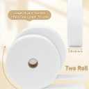 FIVEIZERO 2 Roll Jelly Roll Batting Strip - 2 1/2 Inch Polyester Blend Batting Roll, 70 Yards for Jelly Roll Rugs, Throw Rugs, Braided Rugs, Quilts & Sewing Projects, 1.4mm