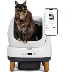 PetSafe ScoopFree OpenSky Automatic Self-Cleaning Cat Litter Box Advanced Odor Control App Controlled with Health Monitoring Works with Any Litter Up to 2 Weeks of Hands-Free Cleaning