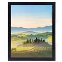 HUKONHEP 21x29 Black Picture Frames, Photos Frame with Plexiglass, Wall Gallery Photo Frames, Horizontal and Vertical for Wall Mounting, Home Office Decoration