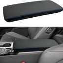 Armrest Lid Accessories for Toyota Camry 2025 2026, Center Console Cover, Arm Rest Box Protective Cover, Armrest Lid Leather Cover, Custom Armrest Interior, Middle Console Cover (Blue Stitches)