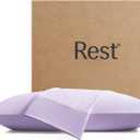 REST Evercool+ Cooling Pillowcases Standard - 2 Pillowcases for Sensitive Skin, Silver Infused Fabric for Hygienic Sleep, Silky Smooth for Curly Hair, High Elastic for Snug Fit (19x29 inches)