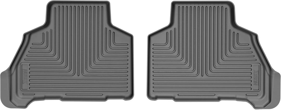 Husky Liners X-act Contour Floor Mats | Fits 2019-2026 BMW X7 w/ 2nd Row Bucket Seats | 2nd Row, 1-pc Black - 77471