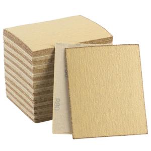 S SATC 1/4 Sheet Sandpaper 100PCS Hoop and Loop Sandpaper 5.5" x 4.5" Sandpaper for Palm Sander 400 Grit Sanding Sheets for Wood Woodworking and Automotive