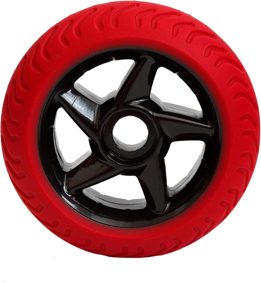 RIG 9800 Pro Replacement Wheels, Black/Red