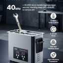 VEVOR 6L Ultrasonic Cleaner, Professional Ultrasonic Cleaner Machine with Cleaning Basket & Digital Display, 120W Stainless Steel 40kHz Cleaning Machine for Watches, Razors, Jewelry, Coins and More