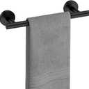 USHOWER Matte Black Hand Towel Bar, 9-Inch Towel Racks for Bathroom Wall-Mounted, SUS304 Stainless Steel Towel Rod (Total Length 11-Inch)