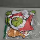 Outdoor Christmas Fence Decorations, 6Pcs Light Up Christmas Fence Peeker Signs Decor with LED String Lights for Yard Garden Lawn Fireplace, Tree Decoration